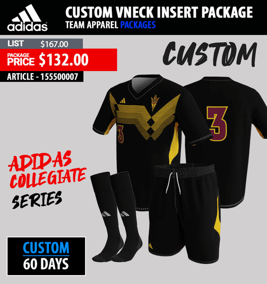 ADICUSTOM COLLEGIATE V-NECK INSERT PACKAGE