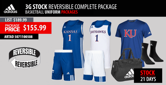 ADIDAS 36 STOCK REVERSIBLE COMPLETE PACKAGE