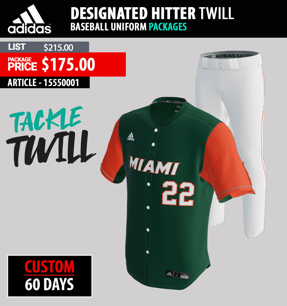 ADIDAS DESIGNATED HITTER TWILL
