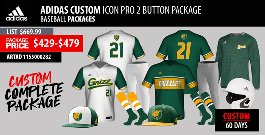 ADIDAS ICON PRO SUBLIMATED TWO BUTTON / V-NECK PACKAGE