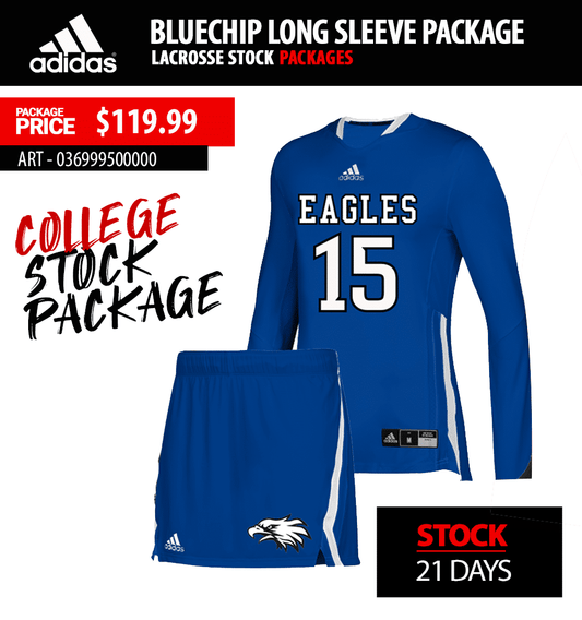 ADIDAS BLUECHIP LONG SLEEVE LACROSSE PACKAGE