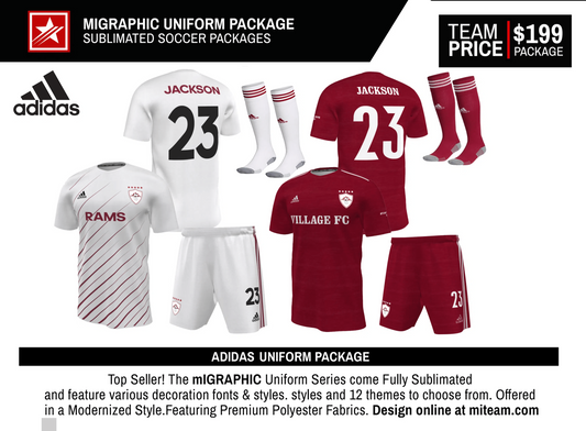 ADIDAS MITEAM MIGRAPHIC UNIFORM PACKAGE