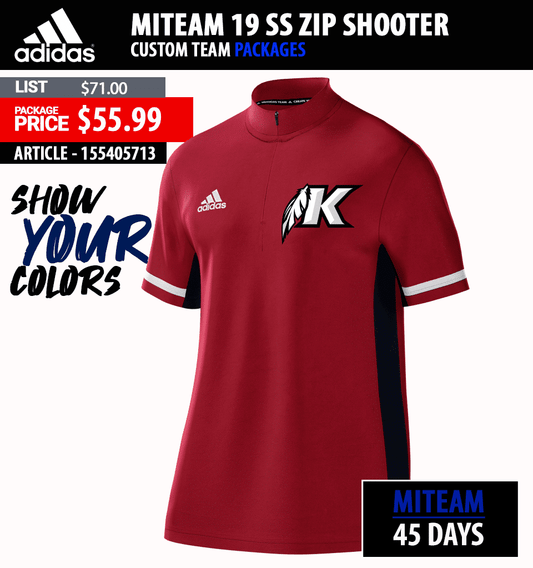 ADIDAS MITEAM 19 SS ZIP SHOOTER