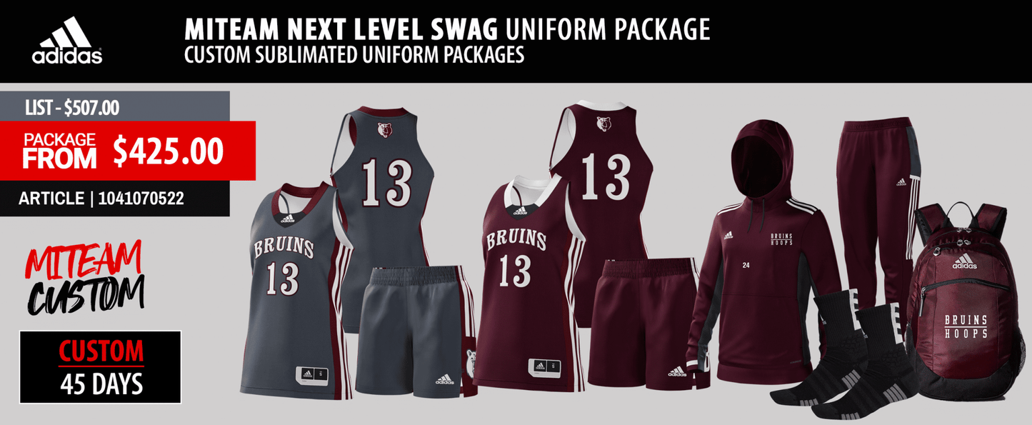 ADIDAS MITEAM N3XT L3VEL SWAG PACKAGE