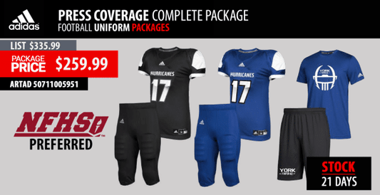 Press Coverage Complete Football Uniform Package