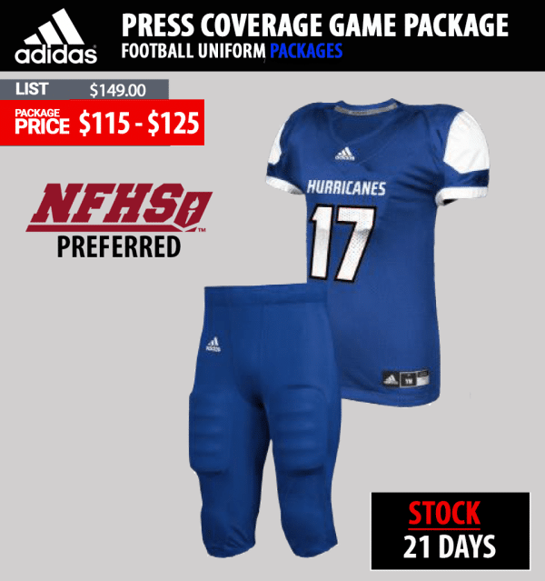 Press Coverage Football Uniform Game Package