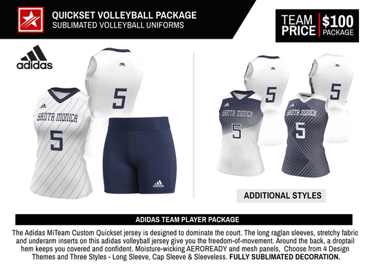 ADIDAS QUICKSET SLEEVLESS VOLLEYBALL PACKAGE