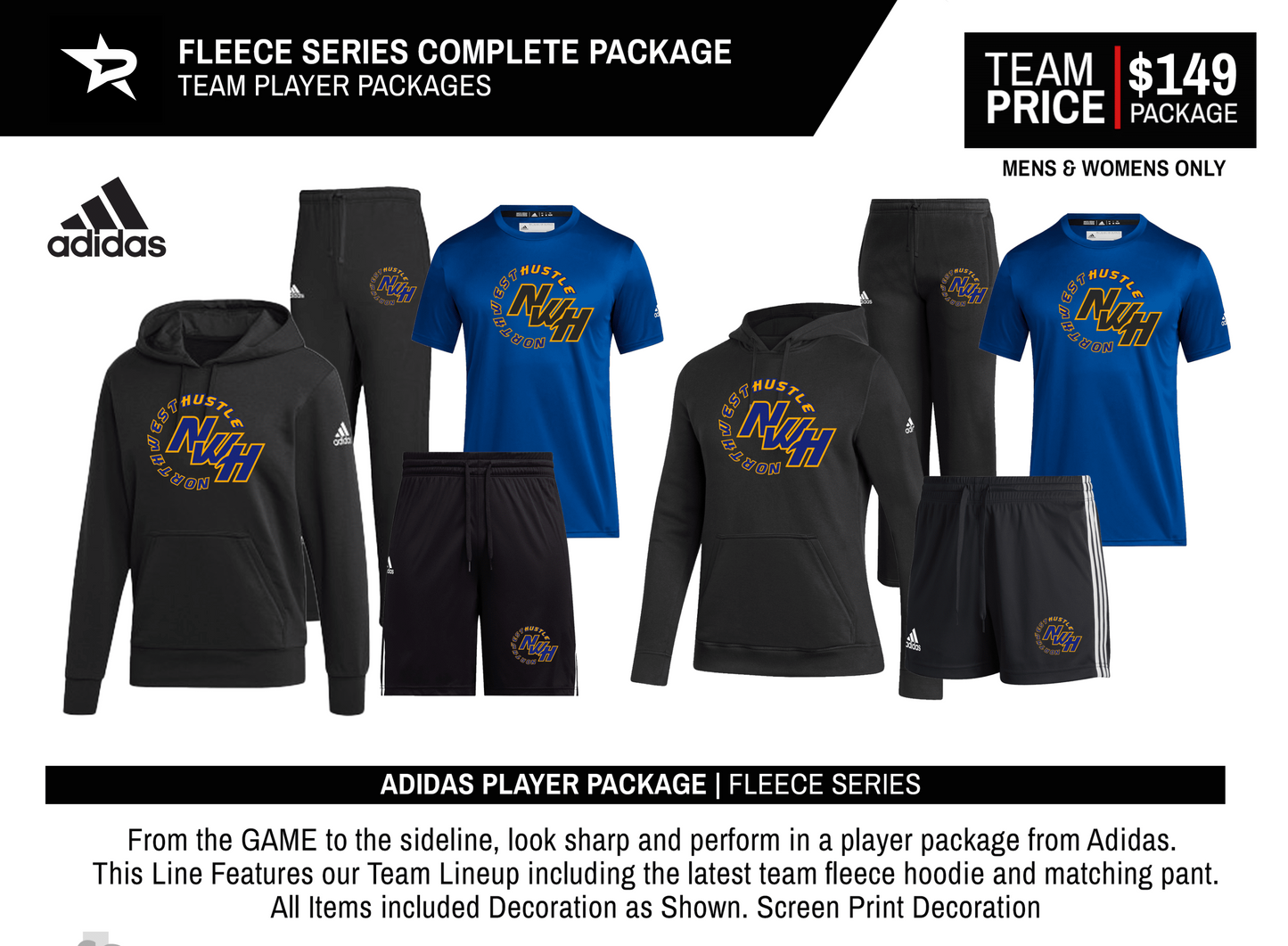 ADIDAS  FLEECE SERIES PLAYER PACKAGE