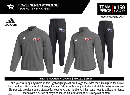 ADIDAS TRAVEL SERIES WOVEN SET