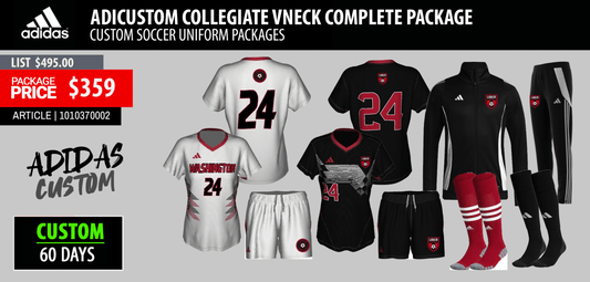 ADICUSTOM COLLEGIATE V-NECK SERIES W/ INSERTS
