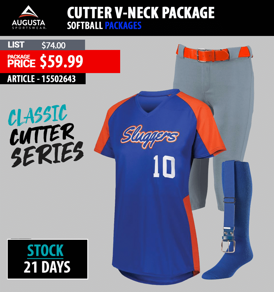 AUGUSTA SPORTSWEAR CUTTER V-NECK PACKAGE