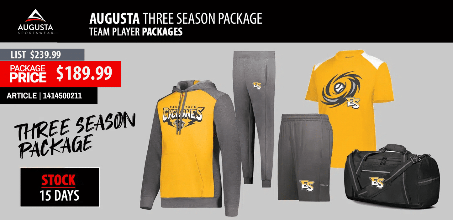 AUGUSTA THREE SEASON COMPLETE PACKAGE