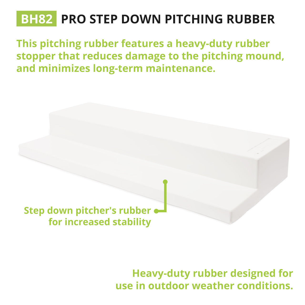 Step Down Pitching Rubber