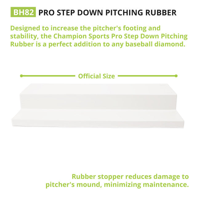 Step Down Pitching Rubber