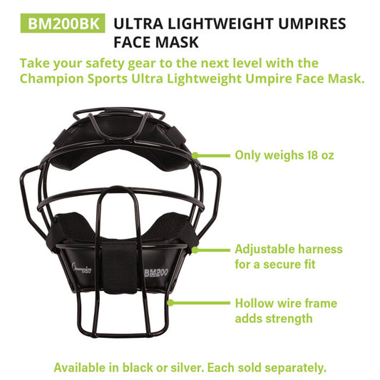 Ultra Lightweight Umpire Face Mask