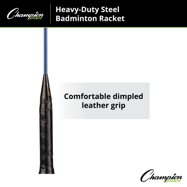 Heavy-Duty Steel Badminton Racket
