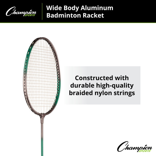 Wide Body Aluminum Badminton Racket