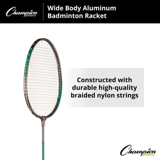 Wide Body Aluminum Badminton Racket