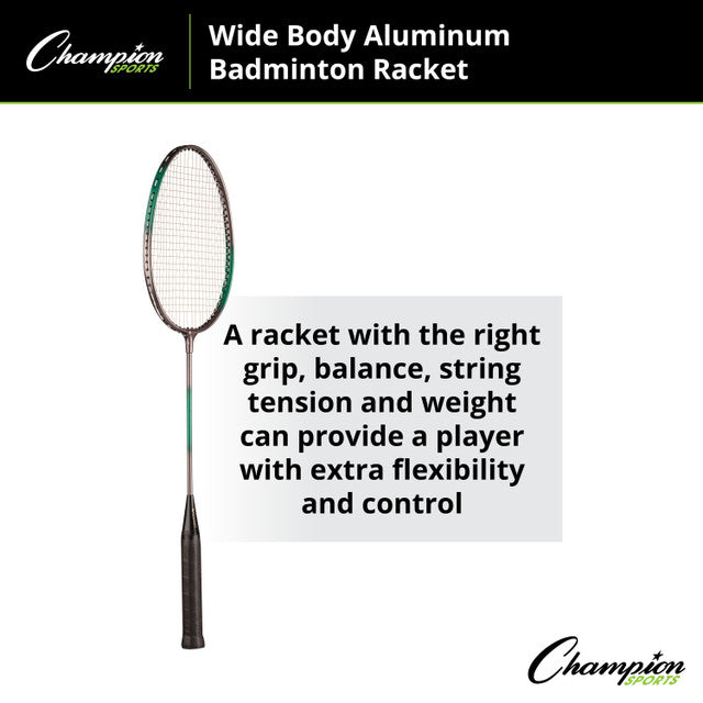 Wide Body Aluminum Badminton Racket