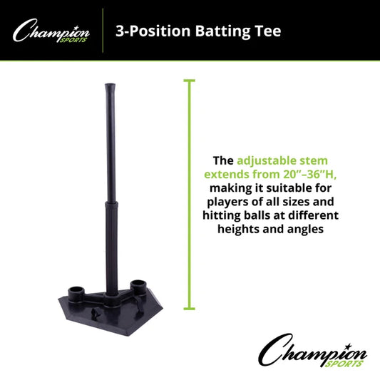 3 Position Batting Tee