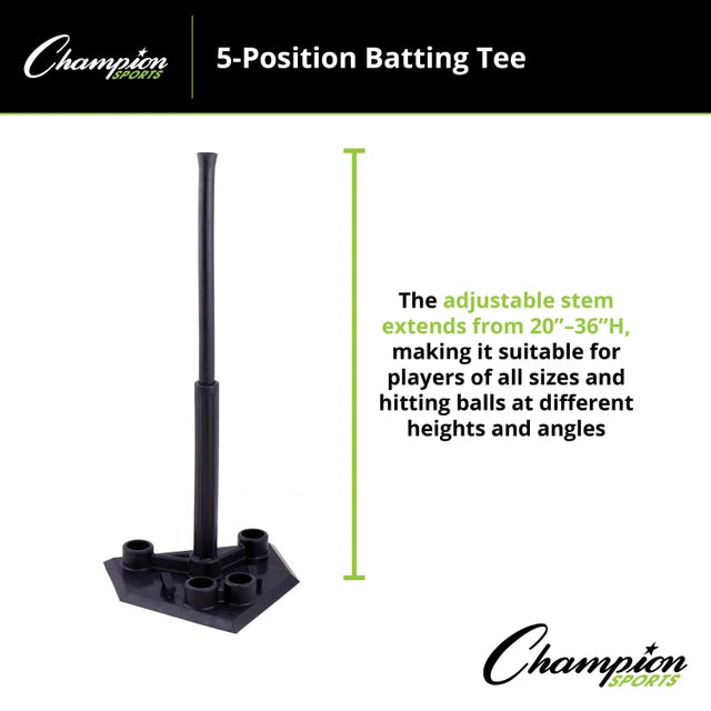5 Position Batting Tee