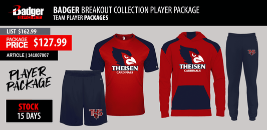 BADGER BREAKOUT PLAYER PACKAGE