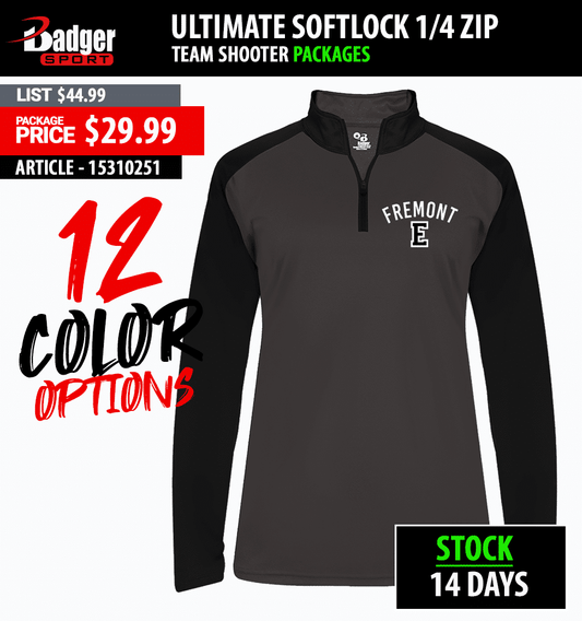 BADGER ULTIMATE SOFTLOCK 1/4 ZIP