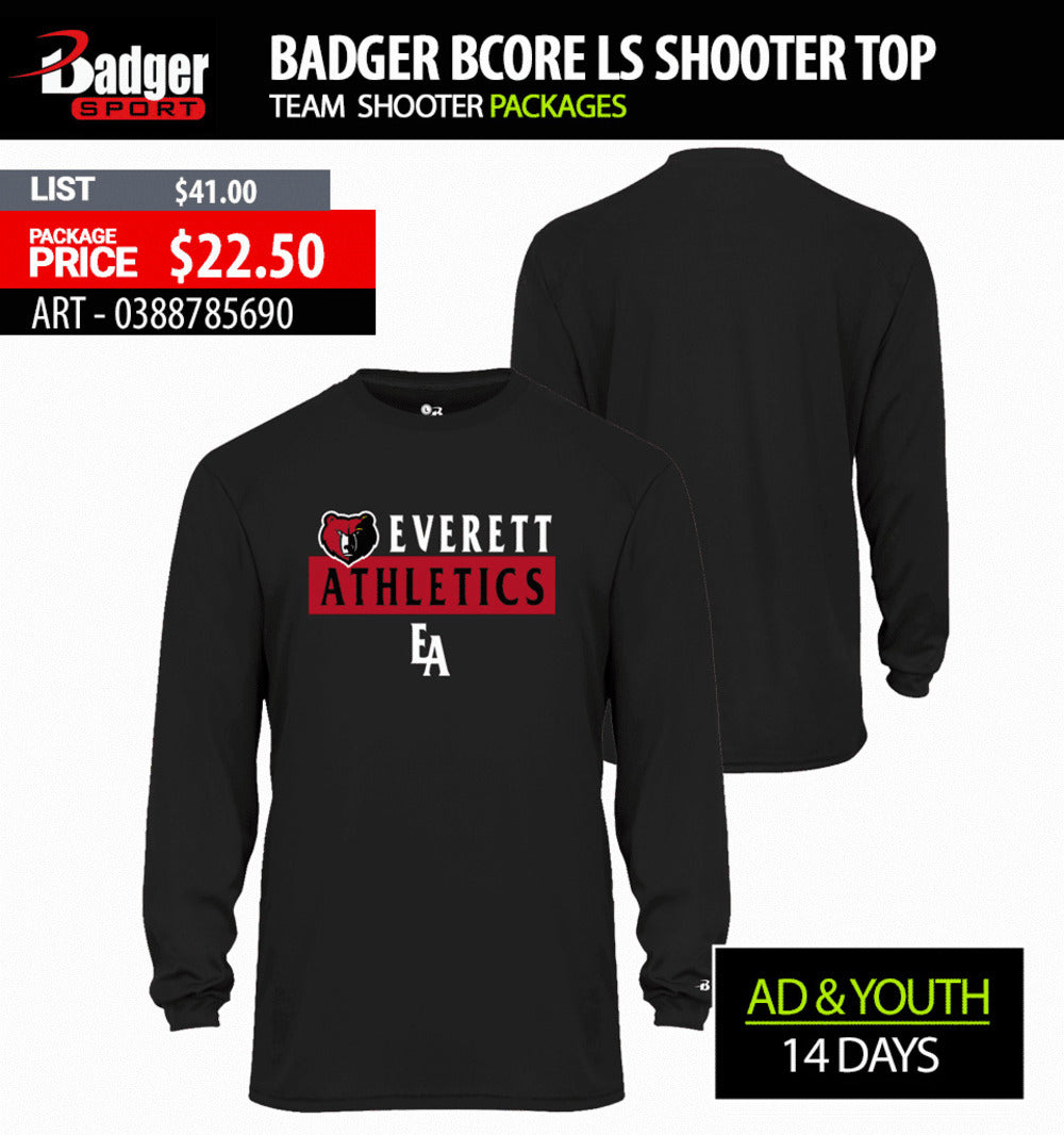 Badger Bcore LS Shooter Top