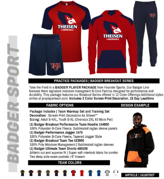 Badger Breakout Collection Player Package