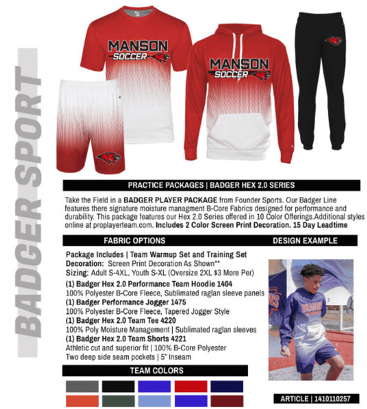 Badger Hex 2.0 Collection Player Package