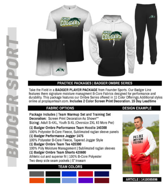 Badger Ombre Collection Player Package