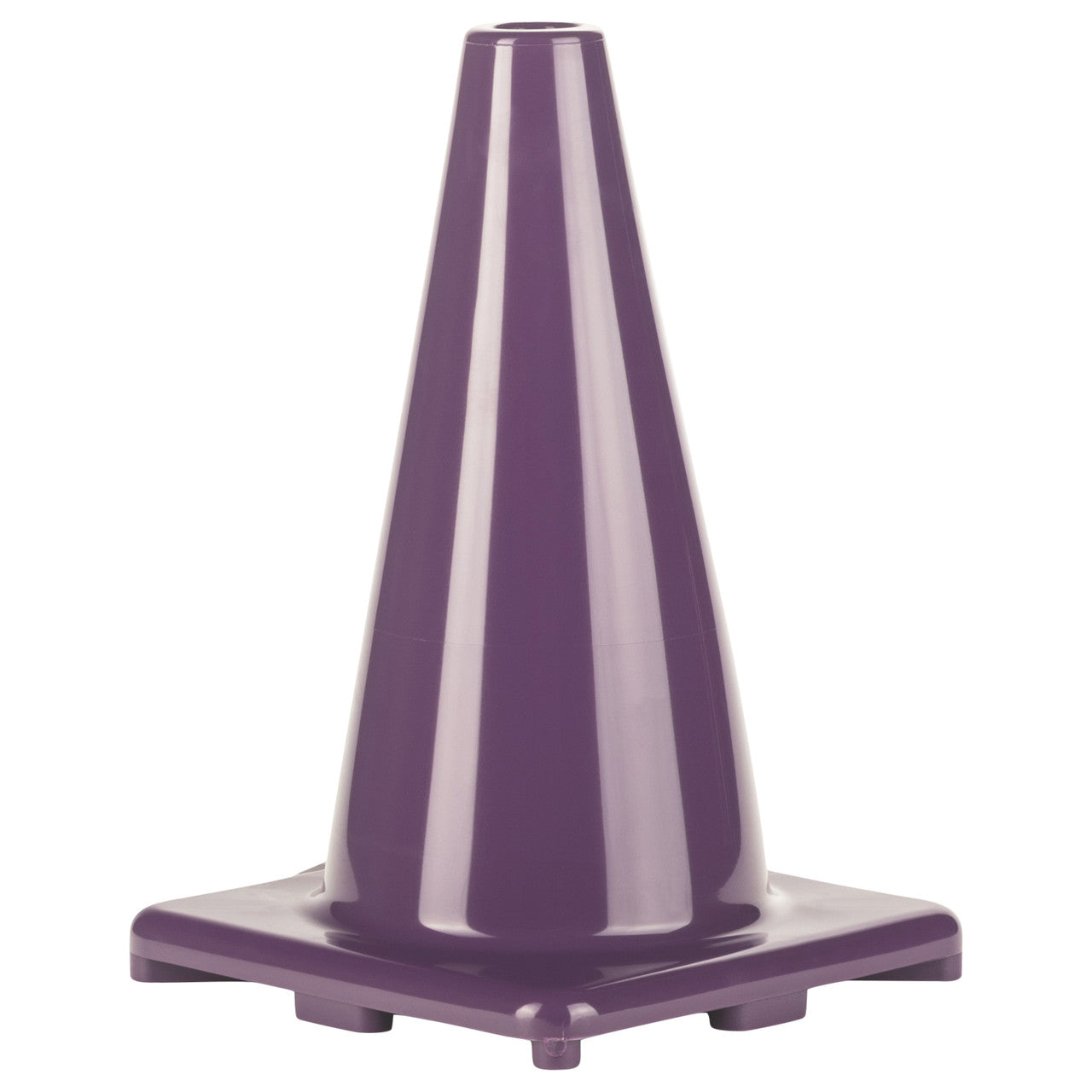12 Inch High Visibility Flexible Vinyl Cone