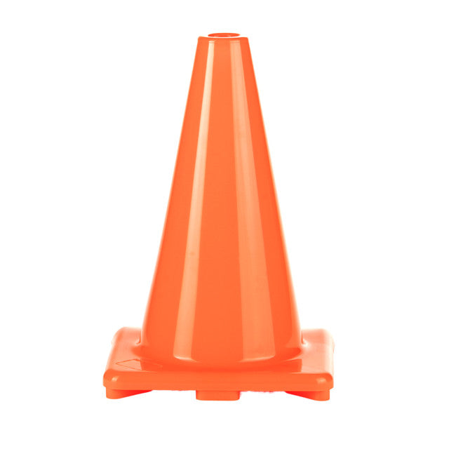 9 Inch High Visibility Flexible Vinyl Cone