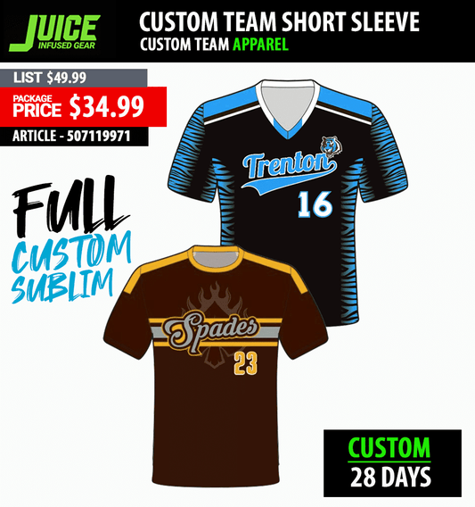 JUICE CUSTOM TEAM SHORT SLEEVE