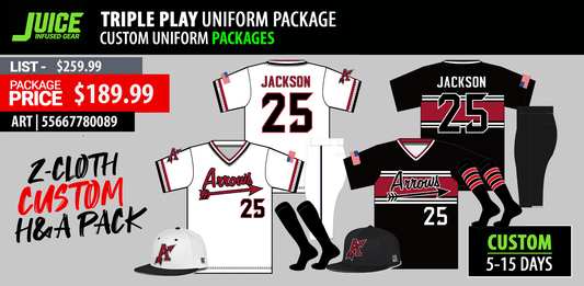 JUICE TRIPLE PLAY CUSTOM HOME & AWAY PACKAGE