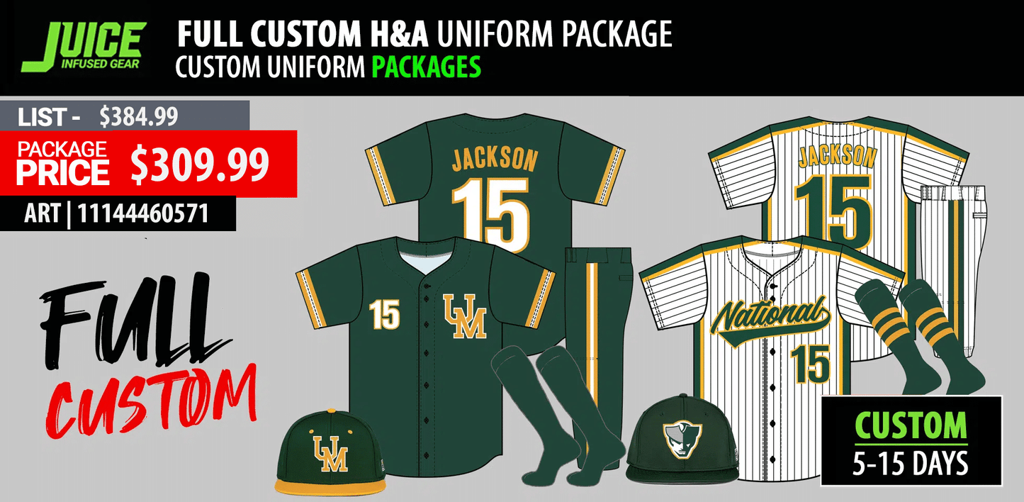 JUICE FULL CUSTOM HOME & AWAY PACKAGE
