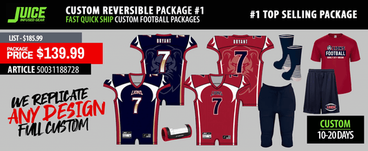 Custom Reversible Custom Football Packages