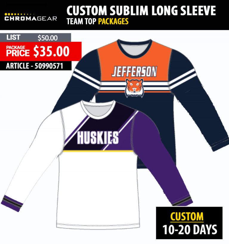 Custom Sublim Long Sleeve