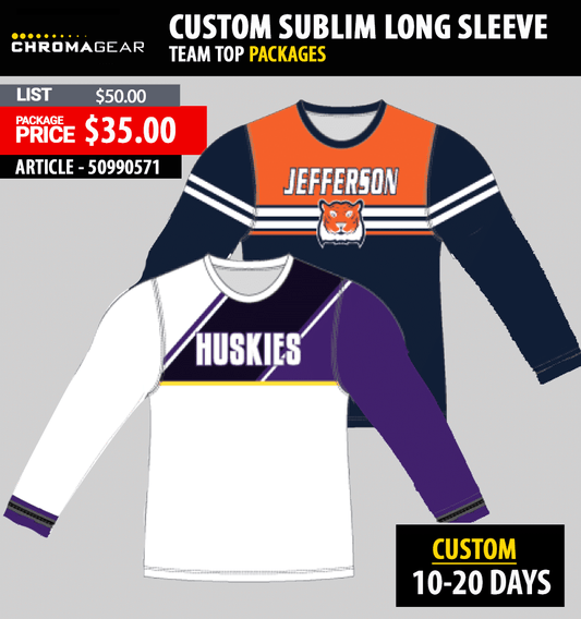 CHROMAGEAR CUSTOM SUBLIM LONG SLEEVE
