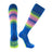 Electric Blue Neon Yellow Bright Pink