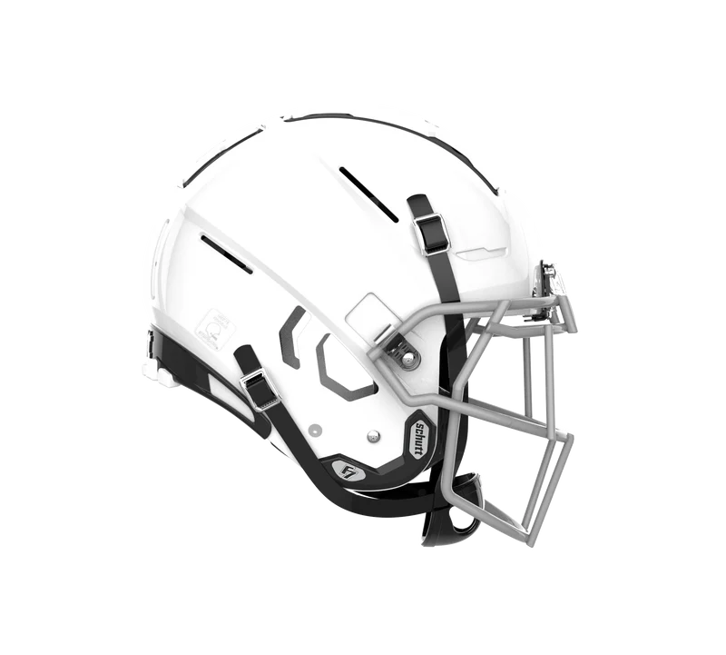 Youth F7 LX1 Helmet with attached carbon steel faceguard