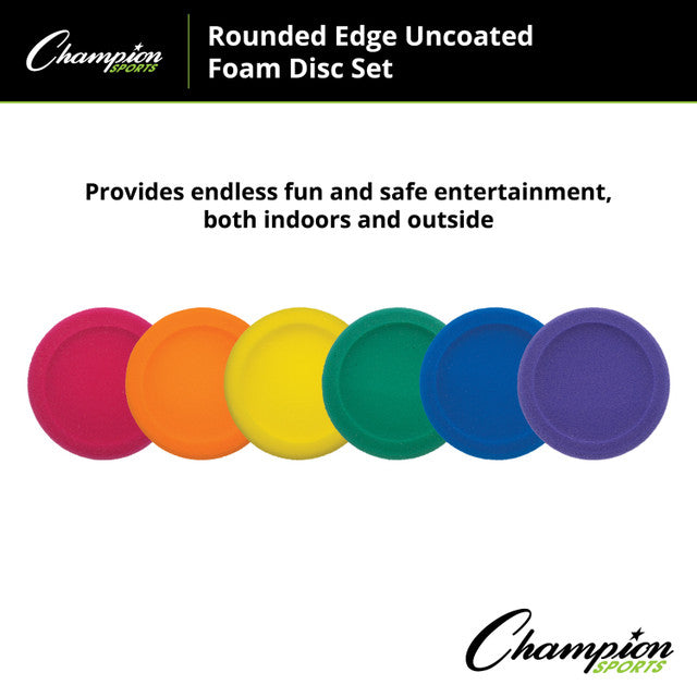 Rounded Edge Uncoated Foam Disc Set