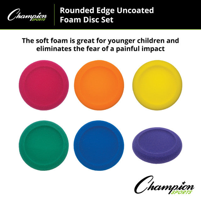 Rounded Edge Uncoated Foam Disc Set