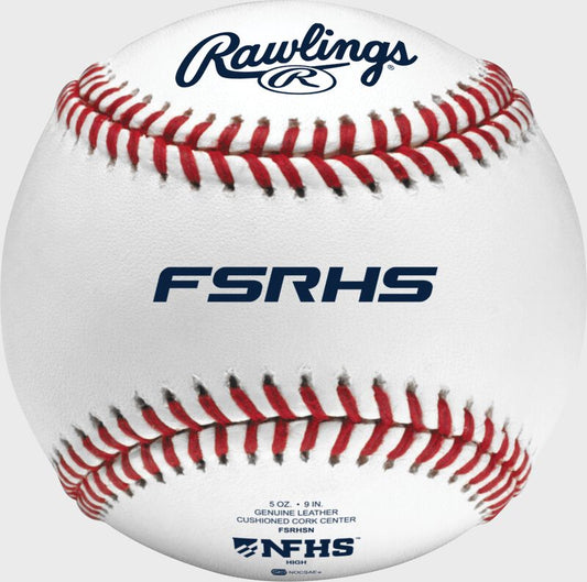 RAWLINGS FLAT SEAM OFFICIAL LEAGUE NOCSAE HIGH SCHOLL BASEBALL