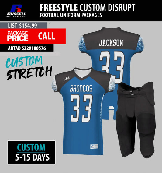 Freestyle Custom Disrupt Footbal Uniform Packages