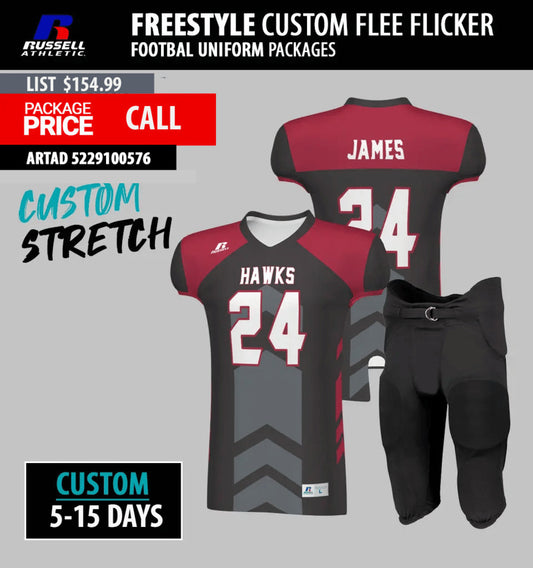 Freestyle Custom Flee Flicker Footbal Uniform Packages