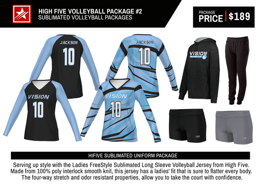 HIGH FIVE FREESTYLE VOLLEYBALL PACKAGE #2