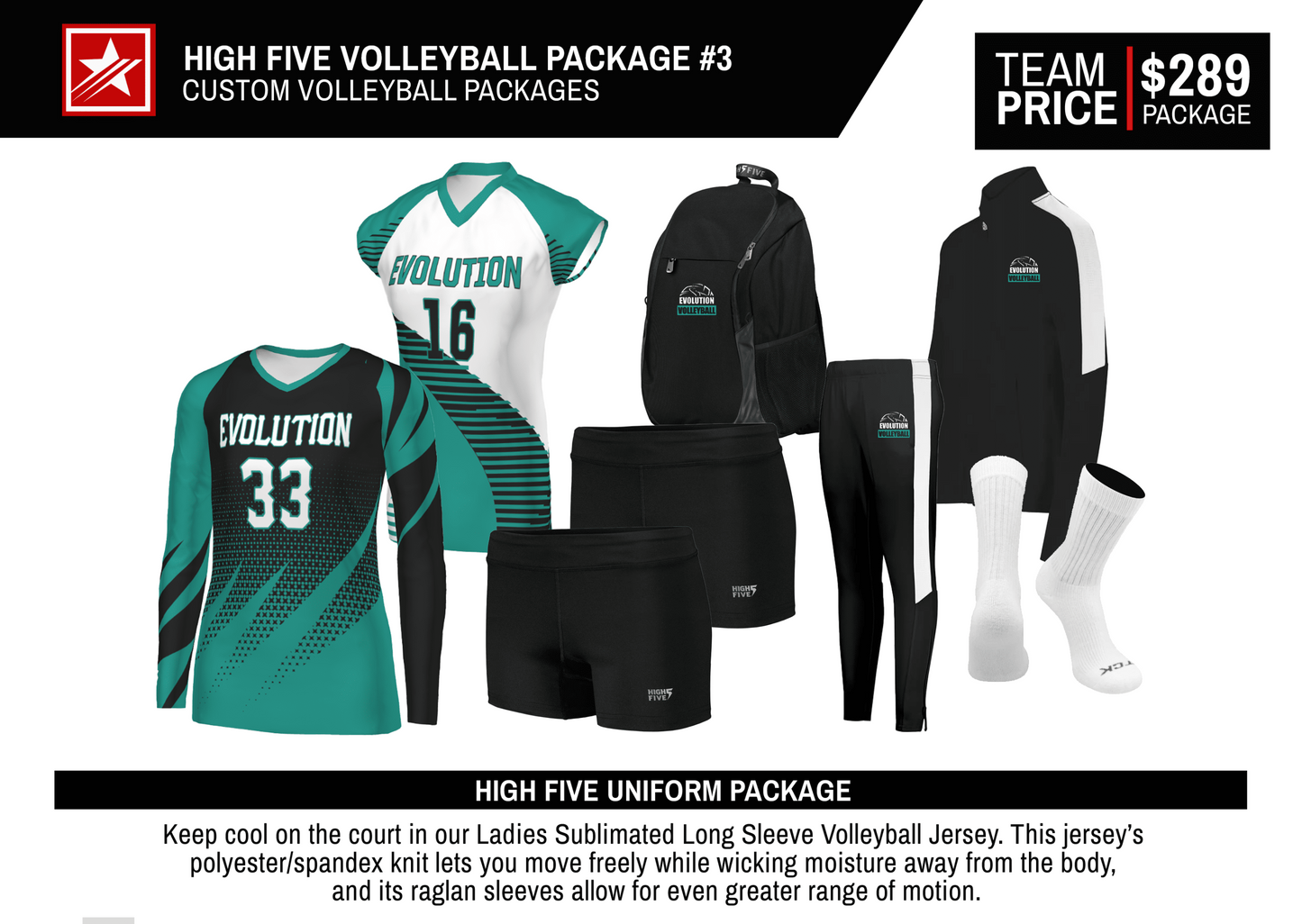 HIGH FIVE FREESTYLE VOLLEYBALL PACKAGE #3