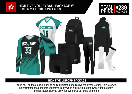 HIGH FIVE FREESTYLE VOLLEYBALL PACKAGE #3