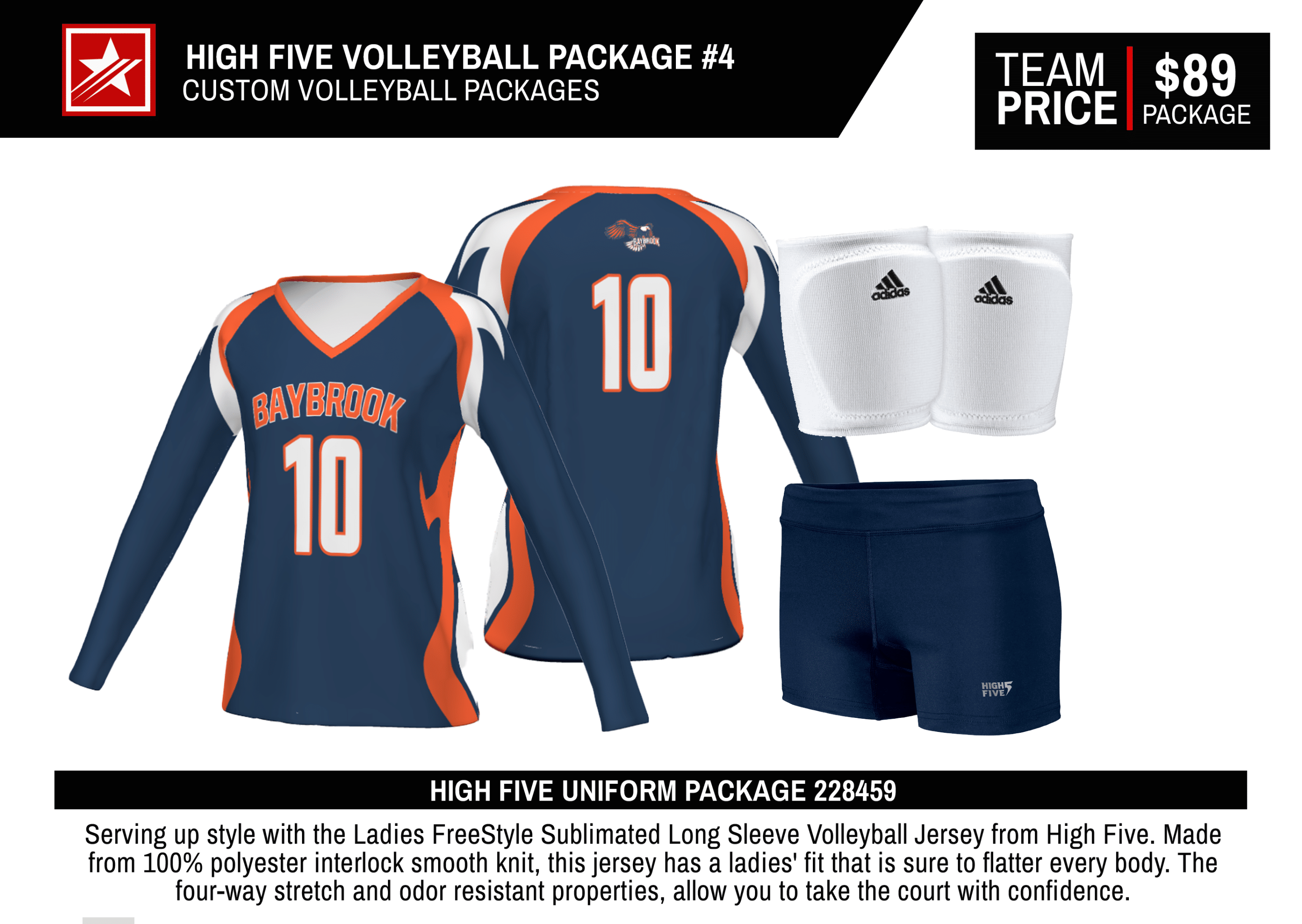HIGH FIVE FREESTYLE VOLLEYBALL PACKAGE #4 – Pro Player Team